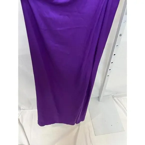 PATBO Hand-beaded Strapless Gown in Purple